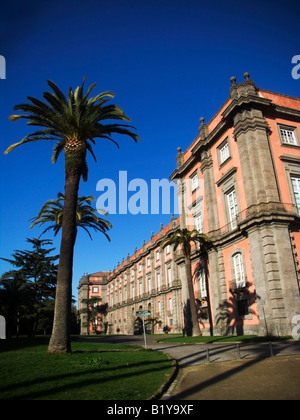 Royal Palace von Capodimonte Gärten Neapel Italien nationale Galerie und Museum Ferdinando Fuga Architekt 1743 Stockfoto