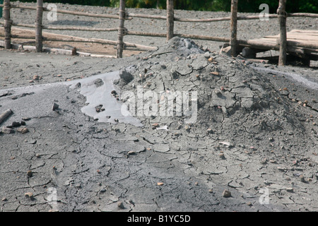 Schlammvulkan auf Baratang Island, Andamanen, Indien Stockfoto