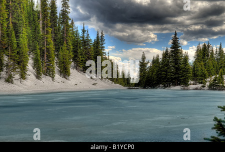 Blauer See in Colorado Rocky mountains Stockfoto