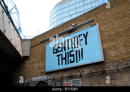 Könnte dieses Plakat auf dem Dosen-Festival, Leake Street, London Stockfoto