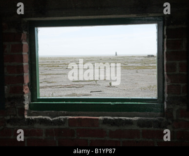 Schindel Grate ehemaligen Testgelände, Orford Ness, Suffolk Stockfoto