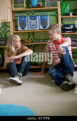 Porträt von Bruder und Schwester Stockfoto
