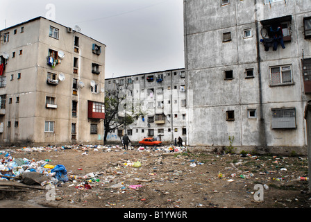 Ferentari Nachbarschaft in Bukarest Stockfoto