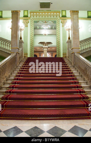 Treppe und Innenarchitektur und Design der Marriott Hotel Zamalek in Kairo Ägypten Stockfoto