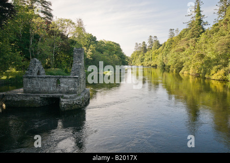 Monk ist Angeln House, Fluss Cong Cong, Irland Stockfoto
