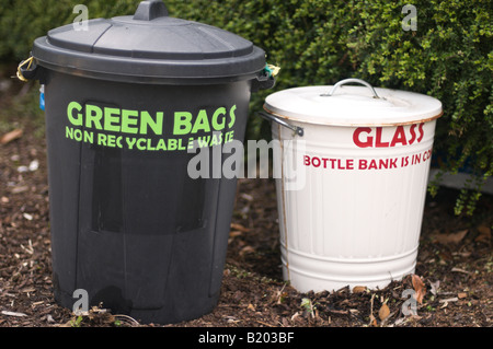 Lagerplätze zu recyceln Stockfoto