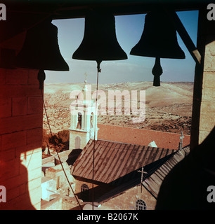 Bethlehem, mittlere East.TheBells der Kirche von TheNativity entstand an der Stelle angenommen, wo Jesus Christus geboren wurde Stockfoto