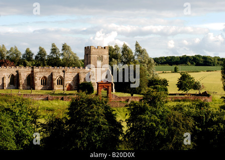 St. Giles Kirche, Chesterton, Warwickshire, England, UK Stockfoto