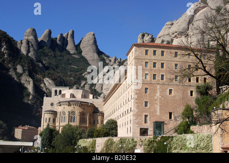 Katholischen Kloster Montserrat, Katalonien, Spanien. Stockfoto