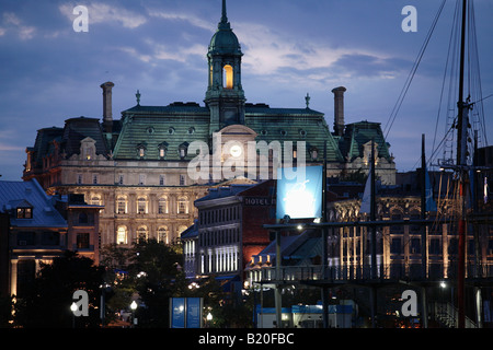 Kanada-Quebec-Montreal-Rathaus Stockfoto