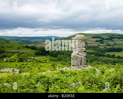 Bowermans Nase auf Hayne unten Dartmoor Devon UK Stockfoto