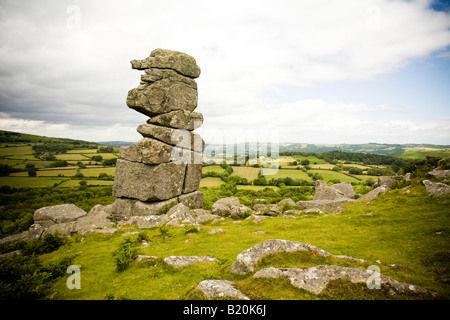 Bowermans Nase auf Hayne unten Dartmoor Devon UK Stockfoto