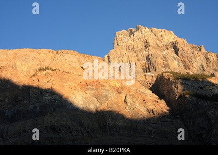 Berge bei Sonnenuntergang in Britisch-Kolumbien Stockfoto