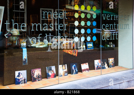 Vermeer Centrum Delft Niederlande Stockfoto