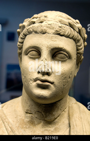 Statue von männlichen Verehrer Zypern 300 v. Chr. Apollo Idalion Griechisch Griechenland Stockfoto