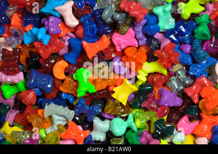 Crazy Bones oder Gogos Figuren Stockfoto