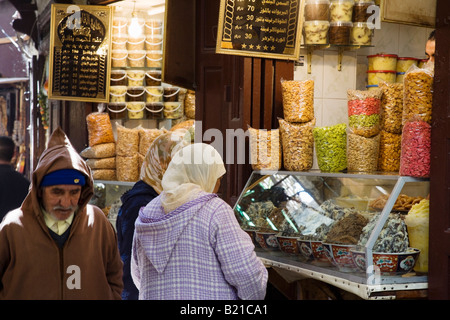 FES in der Medina von Fes el Bali Altstadt Stockfoto