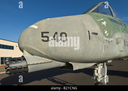 Kalifornien Sacramento McClellan Aerospace Museum of California Fairchild Republik A-10A Thunderbolt Warthog Stockfoto