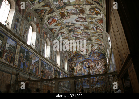die Sixtinische Kapelle im Vatikan, Rom Stockfoto