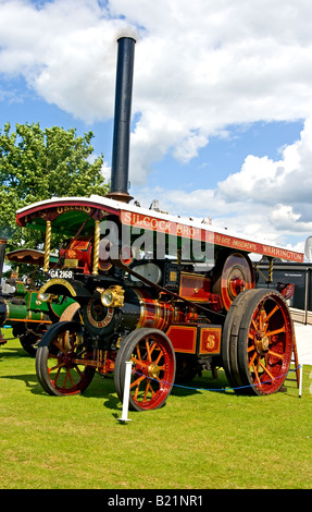 "Die Bailie" Dampf Zugmaschine mit Lincolnshire Show 2008 Stockfoto