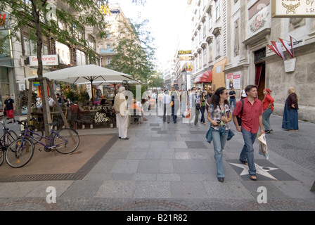 Karntnerstrasse Wien-Österreich-Europa Stockfoto