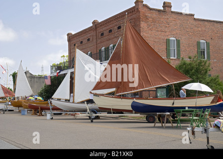 jährliche historische Apalachicola antiken und klassischen Boot zeigen Apalachicola, Florida Stockfoto