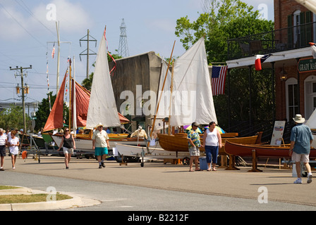 Jährliche historische Apalachicola antiken und klassischen Boot zeigen Apalachicola, Florida Stockfoto