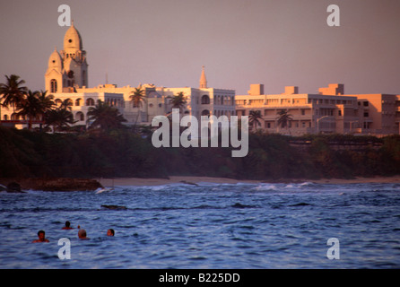 Old San Juan Sonnenaufgang, PR Stockfoto