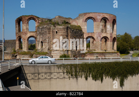 Ruinen der Kaiser Therme, antiken römischen kaiserlichen Bad, Trier, Deutschland, Europa Stockfoto