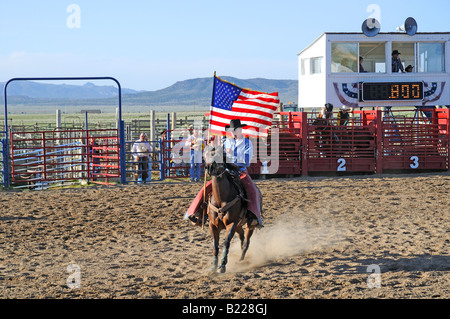 Land-Rodeo in der Nähe von Bryce Canyon in Utah, USA Stockfoto