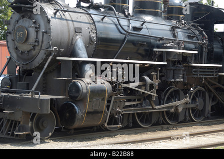 Essex-Dampfzug und Riverboat CT 070706 6389 Stockfoto