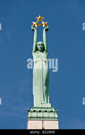 Freiheitsdenkmal Riga Lettland Stockfoto