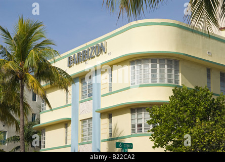 Barbizon Hotel am Ocean Drive in South Beach Miami This Art-deco-Hotel wurde im Jahr 1937 von Henry Hohauser entworfen. Stockfoto