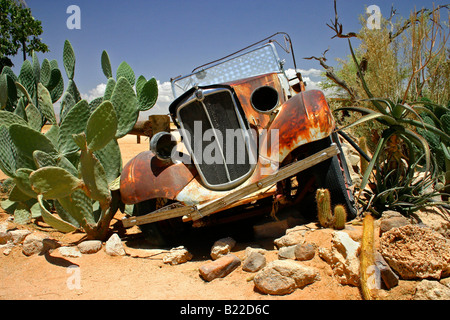 Fahrzeug-Wrack Stockfoto