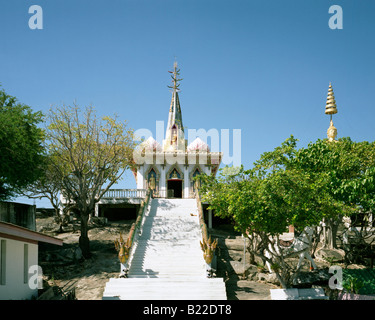 Tempel in Khao Takiab Stockfoto