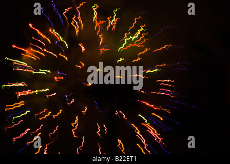 Feier Feuerwerk Stockfoto