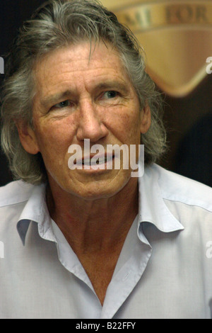 Roger Waters spricht mit der Presse Stockfoto