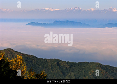 Landschaft der Alpen Shiga Kogen Höhen Joshin Etsu Nationalpark Japan Japan Stockfoto