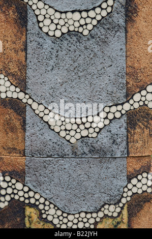 Abstrakte Steinskulptur Muster Stockfoto