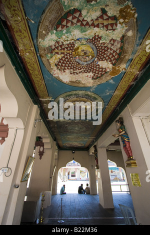 Gemälde - Malerei auf der Decke einen hindu-Tempel Stockfoto