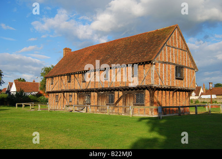 15. Jahrhundert Elstow Moot Hall, Dorfplatz, Elstow, Bedfordshire, England, Vereinigtes Königreich Stockfoto