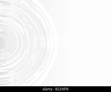 Vektor-Illustration eines stilisierten Techno Kreis abstrakte Papier Hintergrund Stockfoto