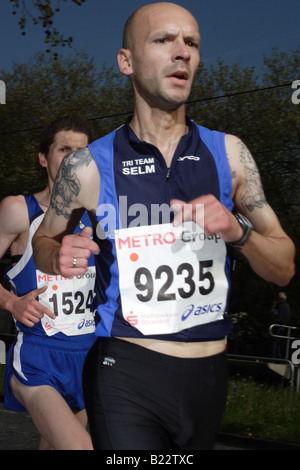 Düsseldorf Marathon, Deutschland Stockfoto