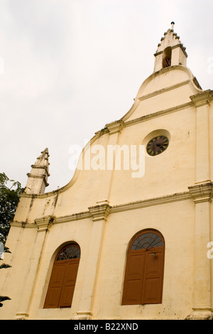 Das Exterieur der St. Francis Xavier Church in Fort Kochi, Indien. Stockfoto