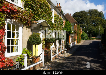 Georgian Houses St Peters Street Bishops Waltham Hampshire Großbritannien Stockfoto