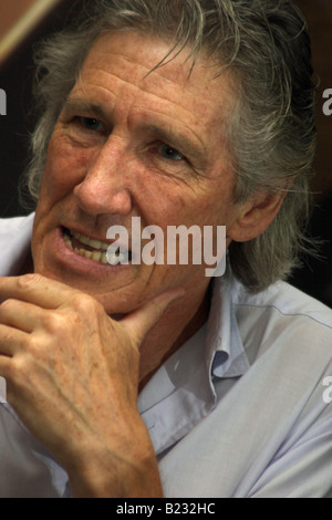 Roger Waters spricht mit der Presse Stockfoto