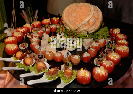 Buffet-thai-Stil, Thailand, Bangkok, thai Hochzeit Stockfoto