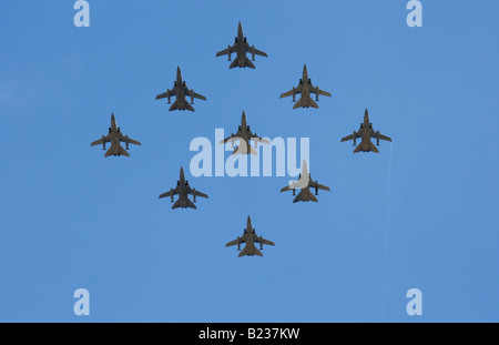 RAF-Überflug in Parade am Lancaster in London Stockfoto