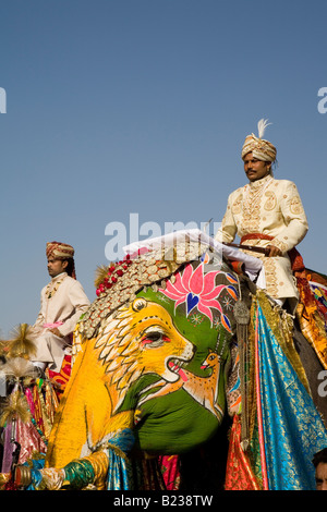 Elephant Festival Jaipur Rajasthan Indien Stockfoto