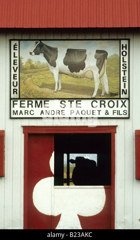 Scheune in der Nähe von St. Croix, Provinz Quebec, Kanada Stockfoto